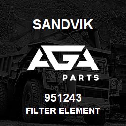 951243 Sandvik FILTER ELEMENT | AGA Parts