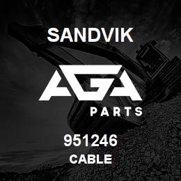 951246 Sandvik CABLE | AGA Parts