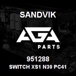 951288 Sandvik SWITCH XS1 N30 PC41 OD | AGA Parts