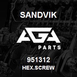 951312 Sandvik HEX.SCREW | AGA Parts