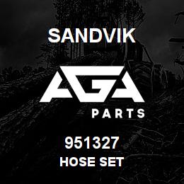 951327 Sandvik HOSE SET | AGA Parts