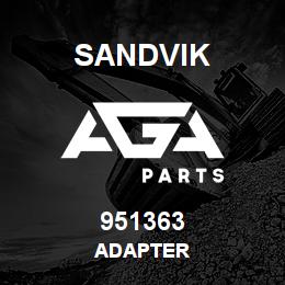 951363 Sandvik ADAPTER | AGA Parts
