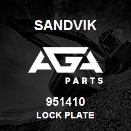 951410 Sandvik LOCK PLATE | AGA Parts