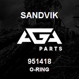 951418 Sandvik O-RING | AGA Parts