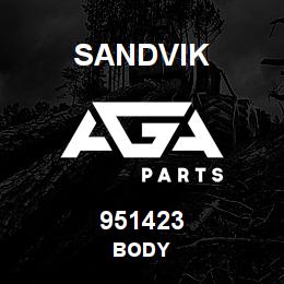 951423 Sandvik BODY | AGA Parts