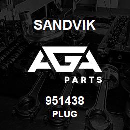 951438 Sandvik PLUG | AGA Parts
