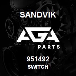 951492 Sandvik SWITCH | AGA Parts
