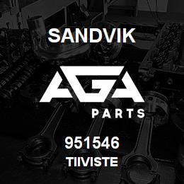 951546 Sandvik TIIVISTE | AGA Parts