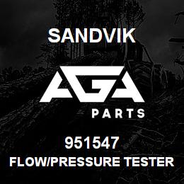 951547 Sandvik FLOW/PRESSURE TESTER HT-402 | AGA Parts