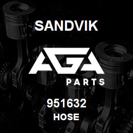 951632 Sandvik HOSE | AGA Parts
