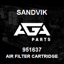 951637 Sandvik AIR FILTER CARTRIDGE | AGA Parts