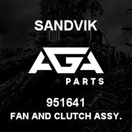 951641 Sandvik FAN AND CLUTCH ASSY. | AGA Parts