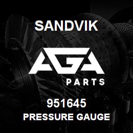 951645 Sandvik PRESSURE GAUGE | AGA Parts