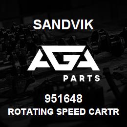 951648 Sandvik ROTATING SPEED CARTRIDGE | AGA Parts