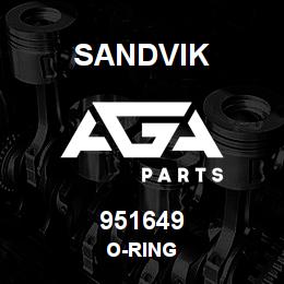 951649 Sandvik O-RING | AGA Parts