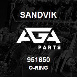 951650 Sandvik O-RING | AGA Parts
