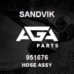 951676 Sandvik HOSE ASSY | AGA Parts