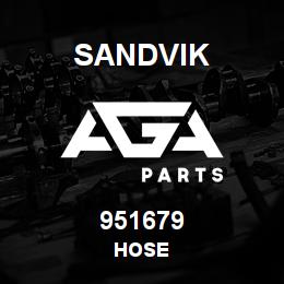 951679 Sandvik HOSE | AGA Parts