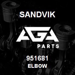 951681 Sandvik ELBOW | AGA Parts