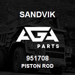 951708 Sandvik PISTON ROD | AGA Parts