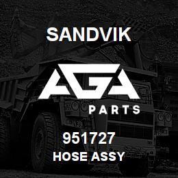 951727 Sandvik HOSE ASSY | AGA Parts