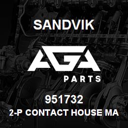 951732 Sandvik 2-P CONTACT HOUSE MAIL | AGA Parts