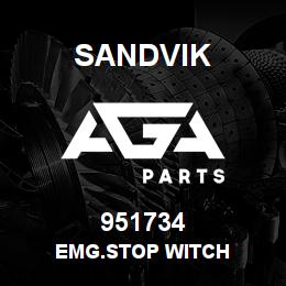 951734 Sandvik EMG.STOP WITCH | AGA Parts