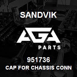 951736 Sandvik CAP FOR CHASSIS CONNECTOR | AGA Parts