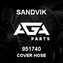 951740 Sandvik COVER HOSE | AGA Parts