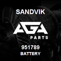 951789 Sandvik BATTERY | AGA Parts