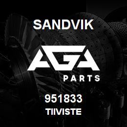 951833 Sandvik TIIVISTE | AGA Parts