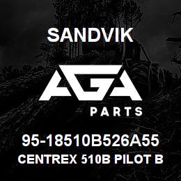 95-18510B526A55 Sandvik CENTREX 510B PILOT BIT SD18 | AGA Parts