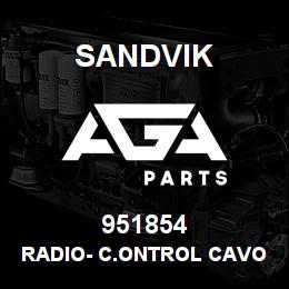 951854 Sandvik RADIO- C.ONTROL CAVOTEC RB | AGA Parts