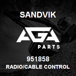 951858 Sandvik RADIO/CABLE CONTROL | AGA Parts