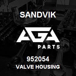 952054 Sandvik VALVE HOUSING | AGA Parts