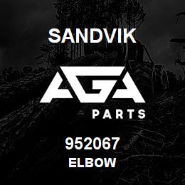 952067 Sandvik ELBOW | AGA Parts