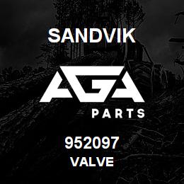 952097 Sandvik VALVE | AGA Parts