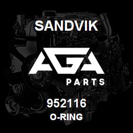 952116 Sandvik O-RING | AGA Parts