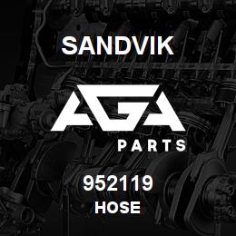 952119 Sandvik HOSE | AGA Parts