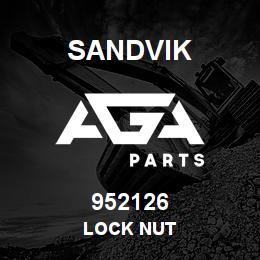 952126 Sandvik LOCK NUT | AGA Parts