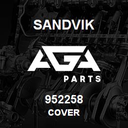952258 Sandvik COVER | AGA Parts