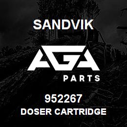 952267 Sandvik DOSER CARTRIDGE | AGA Parts