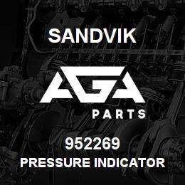 952269 Sandvik PRESSURE INDICATOR | AGA Parts