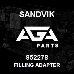 952278 Sandvik FILLING ADAPTER | AGA Parts