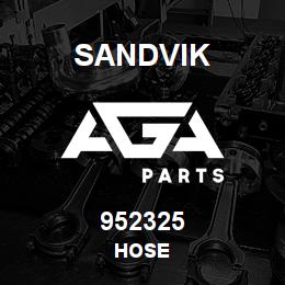 952325 Sandvik HOSE | AGA Parts
