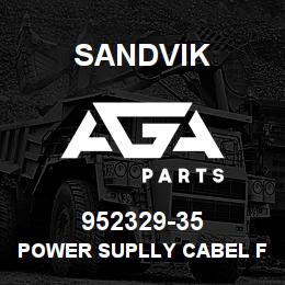 952329-35 Sandvik POWER SUPLLY CABEL FOR CONTROLS | AGA Parts