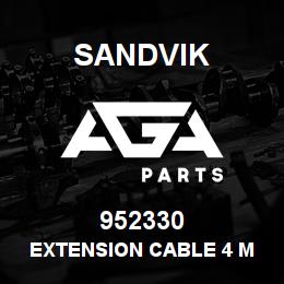 952330 Sandvik EXTENSION CABLE 4 M | AGA Parts