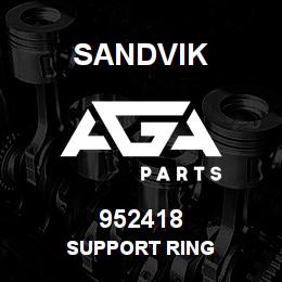 952418 Sandvik SUPPORT RING | AGA Parts