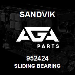 952424 Sandvik SLIDING BEARING | AGA Parts