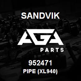 952471 Sandvik PIPE (XL940) | AGA Parts
